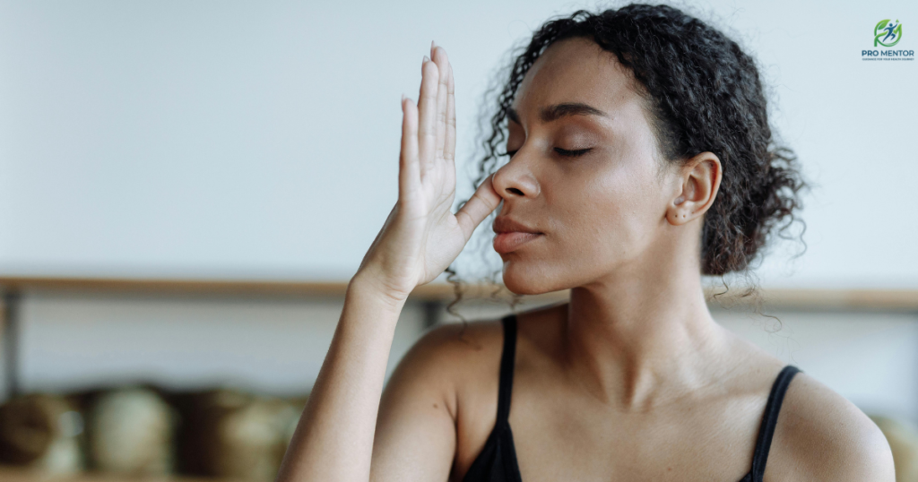 Deep breathing exercise for nervous system health