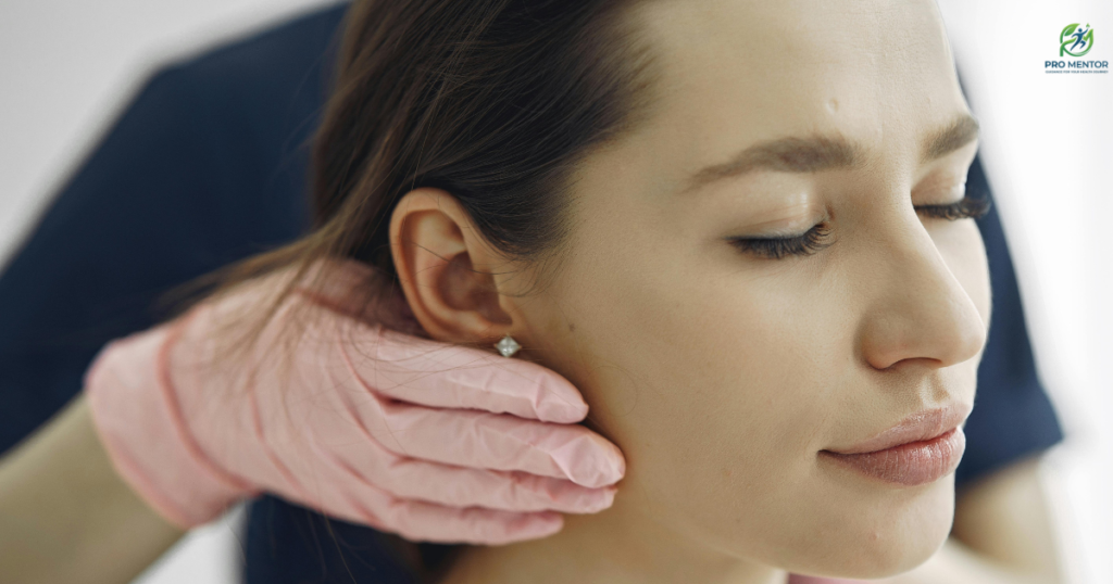 Ear massage technique for vagus nerve stimulation